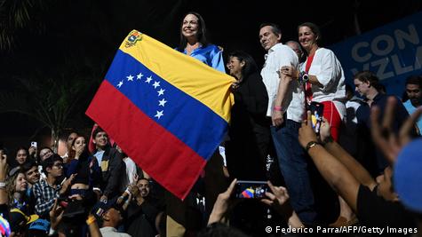 María Corina Machado. Foto: DW.