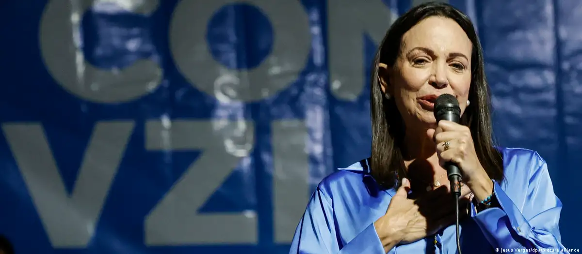 María Corina Machado. Foto: DW.