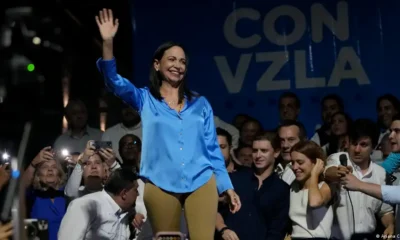 María Corina Machado. Foto: DW.