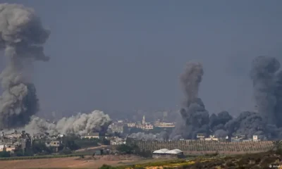 Ataques israelíes contra objetivos en la Franja de Gaza. Foto: DW.