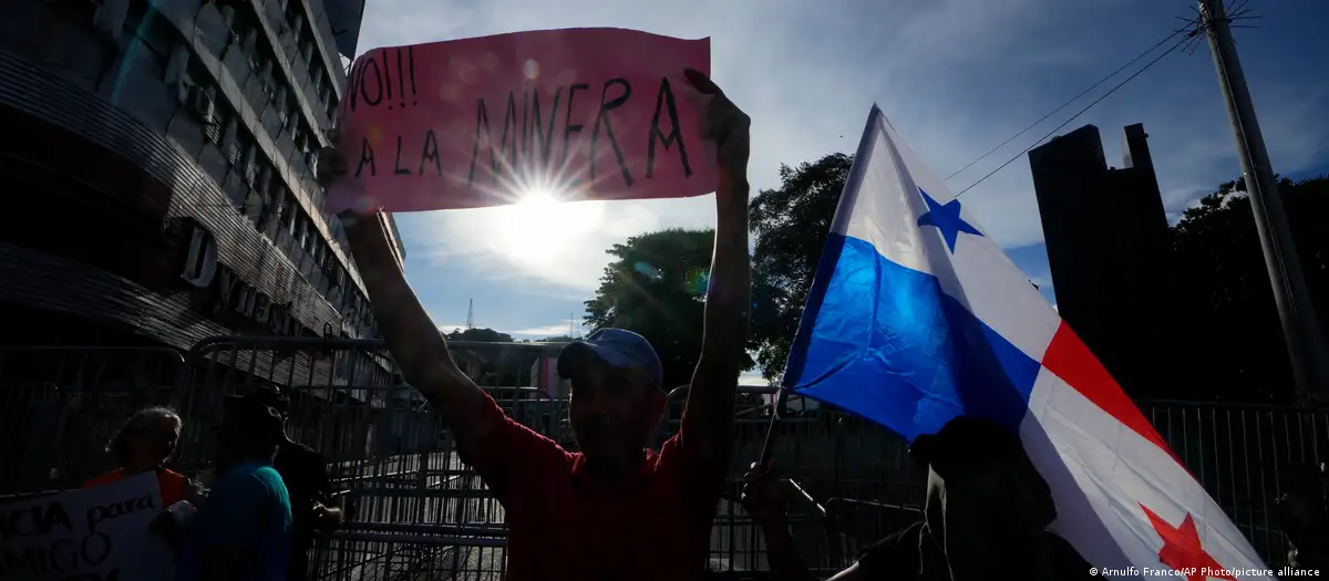 Protesta contra la minería. Foto. DW.