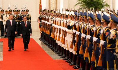 Xi Jinping y Gustavo Petro. Foto:DW.