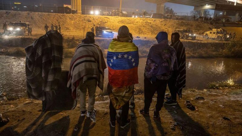 Los migrantes fueron el grupo más grande de migrantes que llegó a la frontera de EE.UU. en septiembre. Foto: BBC.