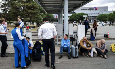 Aeropuerto Francia evacuado. Foto: CNN.