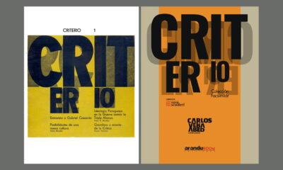 Portadas. Primer número de "Criterio" (1966) y colección facsimilar (2023). Cortesía