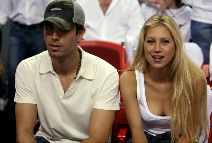 Enrique Iglesias y Ana Kournikova. Foto: Infobae.