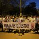 Protesta contra desvinculaciones de Itaipú. Foto: Gentileza.