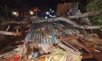 Destrozos tras temporal en Itapúa. Foto: Gentileza.