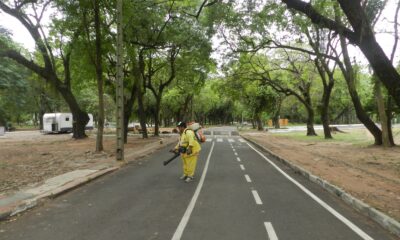 Mejoras en el Parque Caballero. Foto: Municipalidad de Asunción.