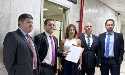 Los abogados presentaron una nota en mesa de entrada de la Corte. Foto: Gentileza.