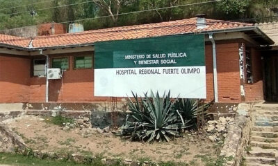 Hospital Distrital de Fuerte Olimpo. Foto: Salud Pública.