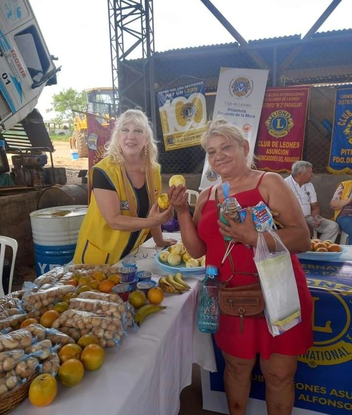 Luz María Schembori, Asesora Nacional de Relaciones Públicas de los clubes de leones del Paraguay. Foto: Gentileza.