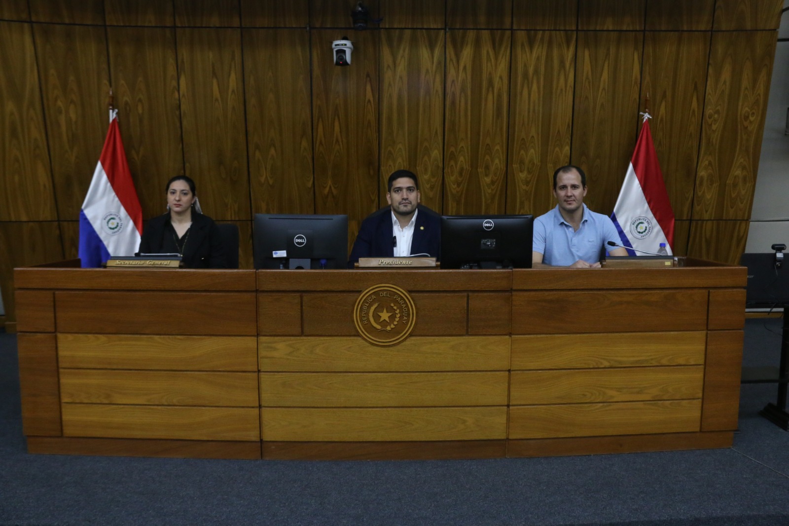 Comisión de Entes Binacionales, presidente Mauricio Espinola. Foto: Gentileza.