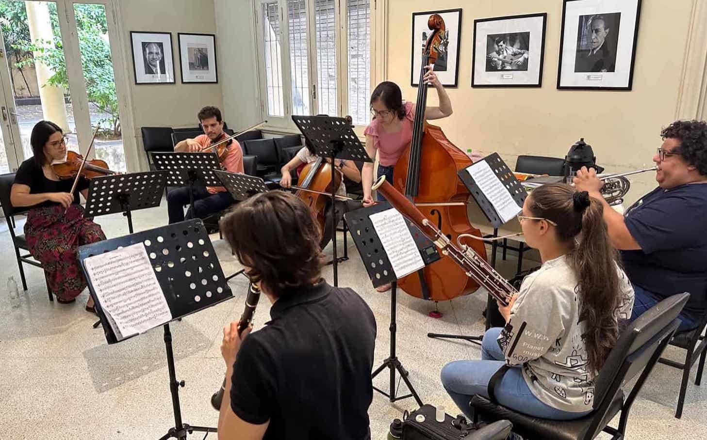 La OSIC en ensayo. Cortesía