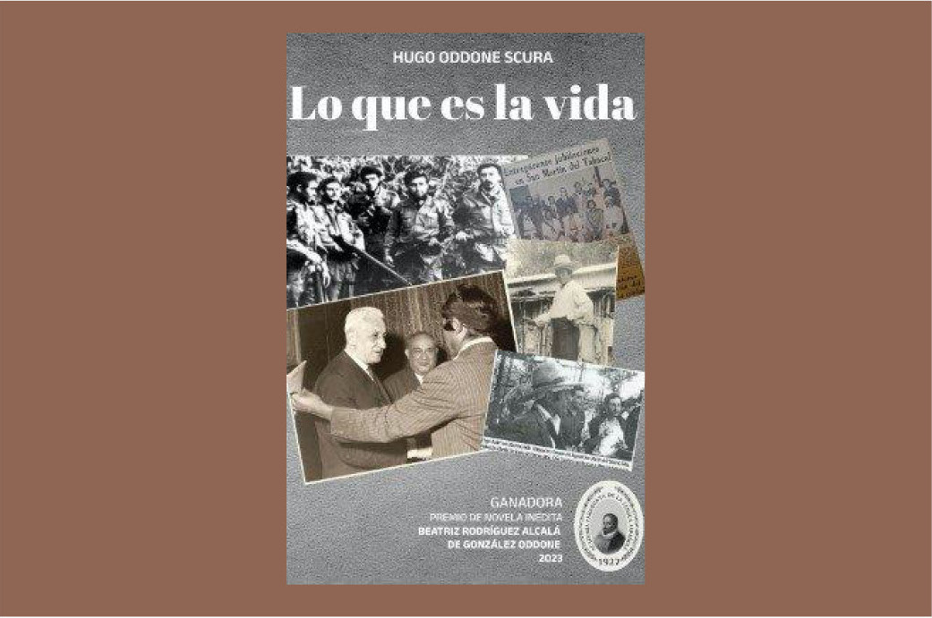 Portada de la novela de Hugo Oddone Scura, ganadora del premio. Cortesía