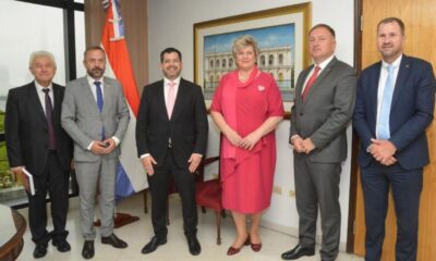 Visita de la embajada de la República Checa a Paraguay. Foto: Gentileza.