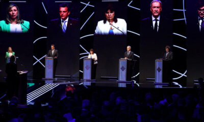 Segundo debate presidencial en Argentina. Foto: France24.com