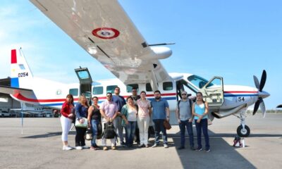 Equipo médico que viajó a Fuerte Olimpo. Foto: Gentileza.