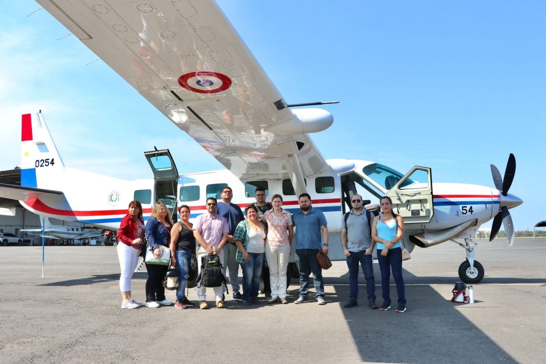 Equipo médico que viajó a Fuerte Olimpo. Foto: Gentileza.