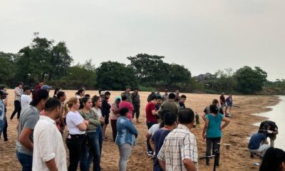 Mujeres fallecen ahogadas en el río Aquidabán. Foto: Concepción al Día.