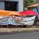 Agentes penitenciarios en huelga de hambre. Foto: Ñanduti.