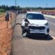 Uno de los vehículos involucrados en el accidente. Foto: Policía Nacional.