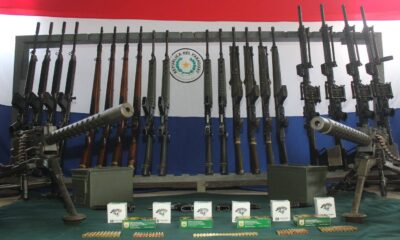 Armas paraguay material bélico. Foto: Gentileza.