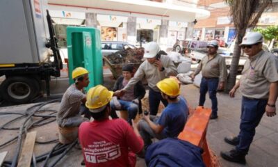 Obras de cableado subterráneo en la calle Palma registra un avance del 70%. Foto: Gentileza.