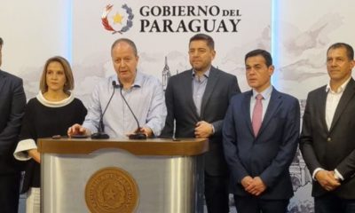 Conferencia de prensa del Equipo Económico Nacional. Foto: Presidencia.