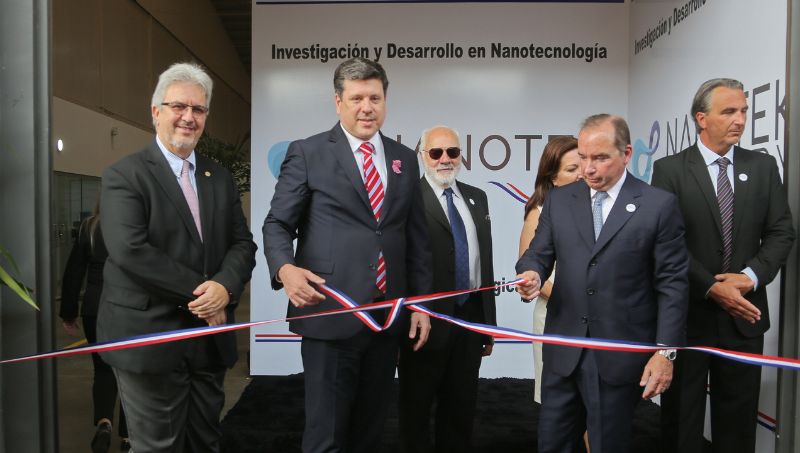 Nanotek Paraguay inauguró su primera planta para el desarrollo, producción y comercialización de nanotecnología. Foto: Gentileza.