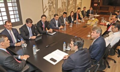 Productore reunidos con Santiago Peña. Foto: IP