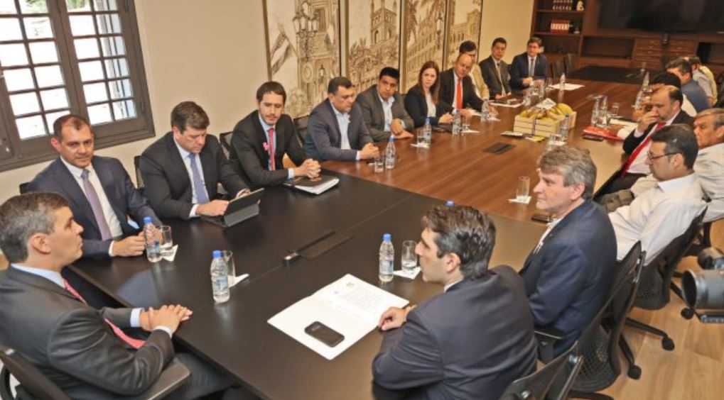 Productore reunidos con Santiago Peña. Foto: IP