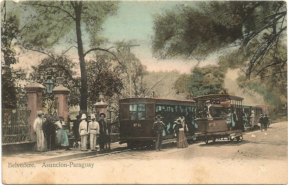 Postal que muestra acceso al “Belvedere” de Juan Ceriani, ca. 1890. Cortesía