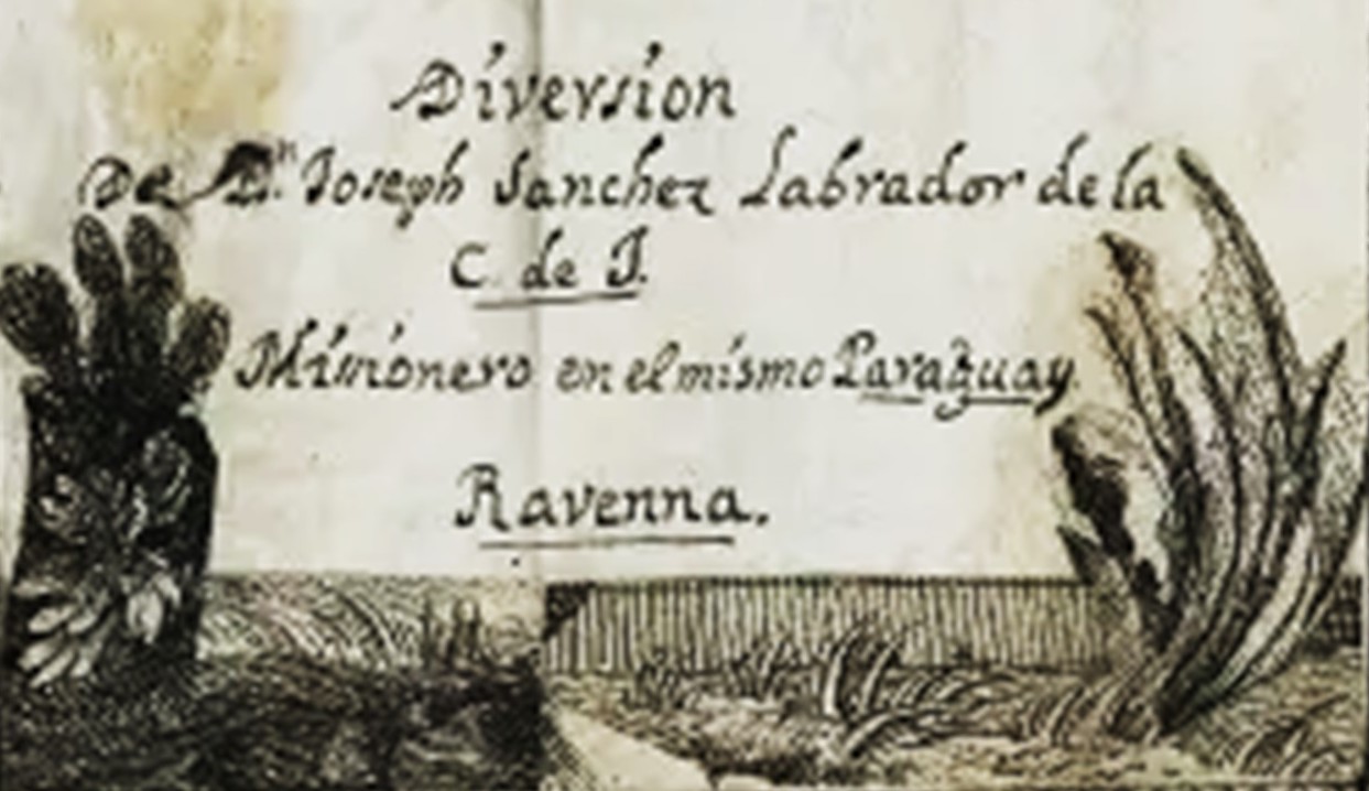 Detalle del manuscrito “Paraguay cultivado”, de José Sánchez Labrador, 1790. Franz Obermeier