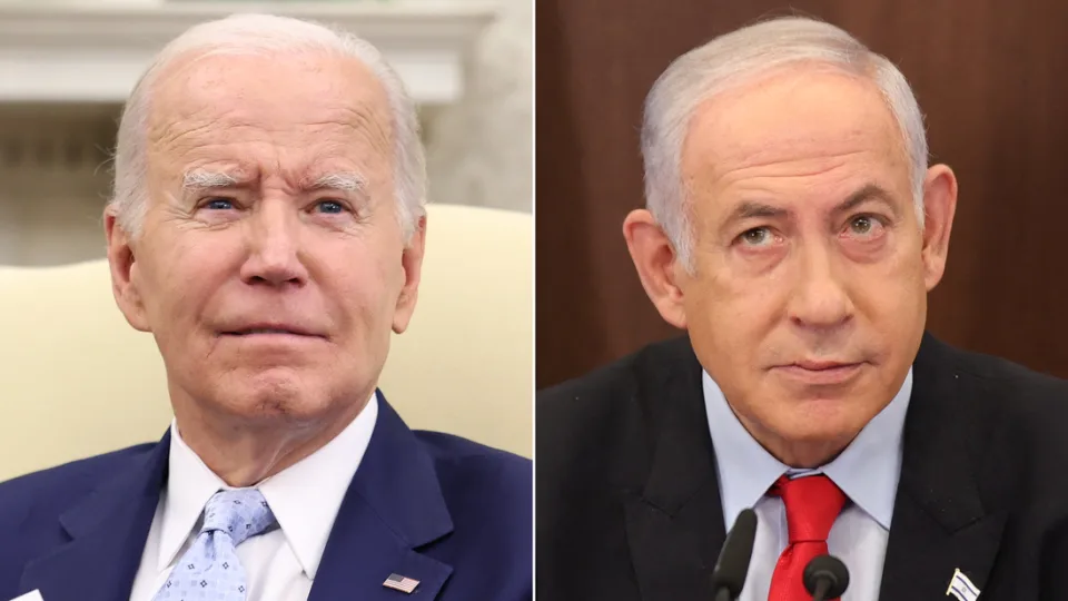 Joe Biden y Benjamin Netanyahu. Foto: CNN.