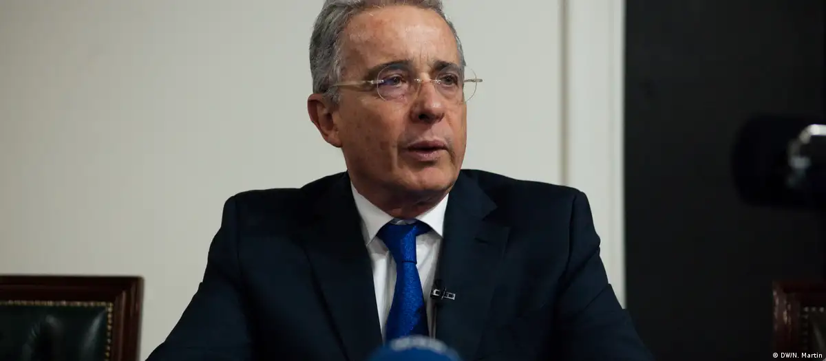 Álvaro Uribe. Foto:DW.