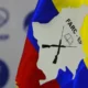 Bandera de la FARC. Foto referencial.