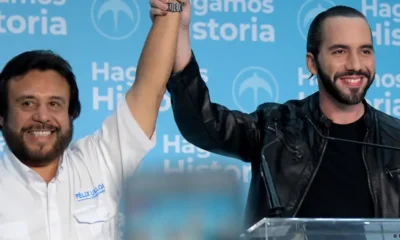 Féliz Ulloa y Nayib Bukele. Foto: DW.