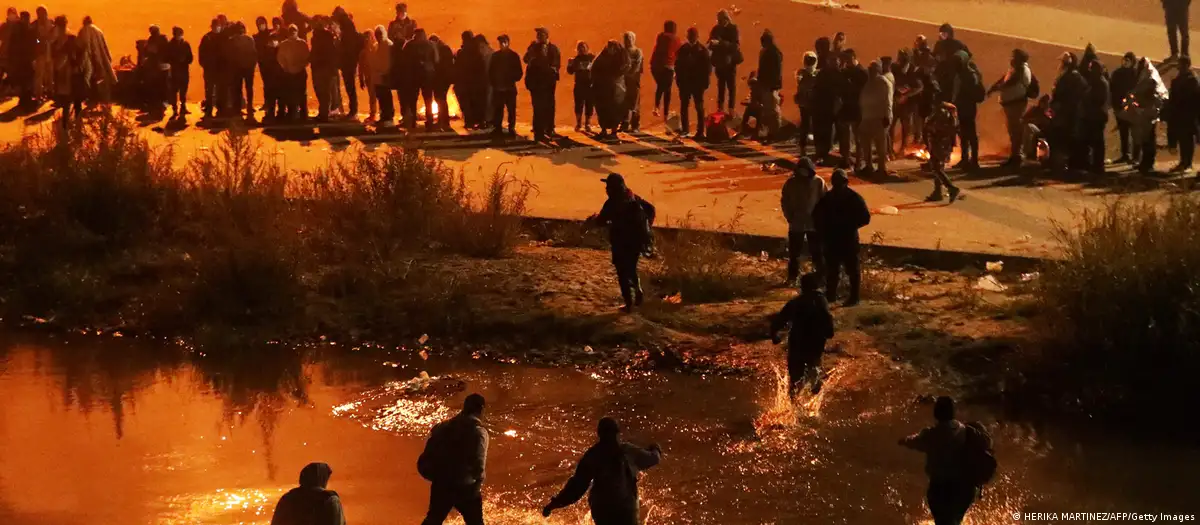 Mayor caravana de migrantes llega a frontera M xico EE. UU. El