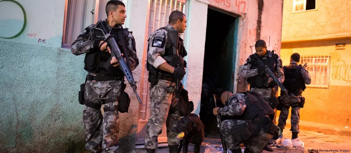 Policía del Brasil. Foto referencial. DW.