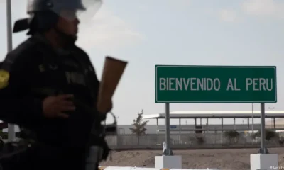 Control en frontera de Perú. Foto: DW.