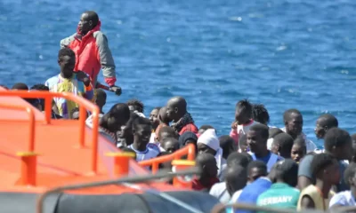 Cientos de migrantes son rescatados en las cercanías de El Hierro, la más pequeña de las Islas Canarias. Foto: DW.