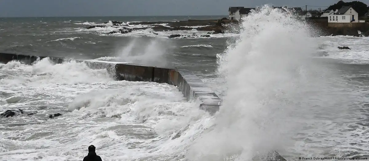 Tormenta Ciarán en Francia. Foto: DW.