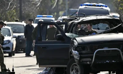 La explosión de una bomba en el automóvil que usaba causó la muerte de Mijail Filiponenko en Lugansk. Foto: DW.