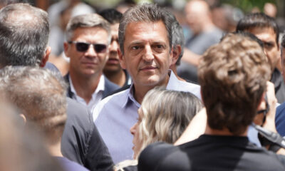 Sergio Massa después de emitir su voto en Tigre. Foto: Página12.com