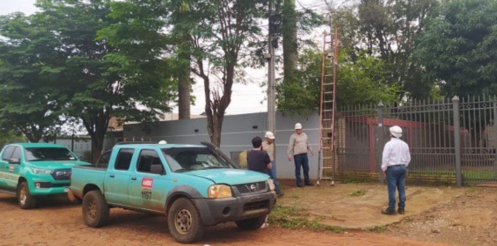 Trabajos de la Ande. Foto: Radio referencial. Radio 1000.