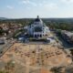 Así quedó la Basílica de Caacupé. Foto: Roberto Pérez.