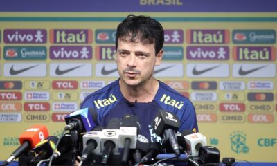 Fernando Diniz, entrenador de la selección brasileña. Foto: Vitor Silva/CBF.