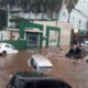 Raudales e inundación cuando llueve en Paraguay. Foto: Gentileza.