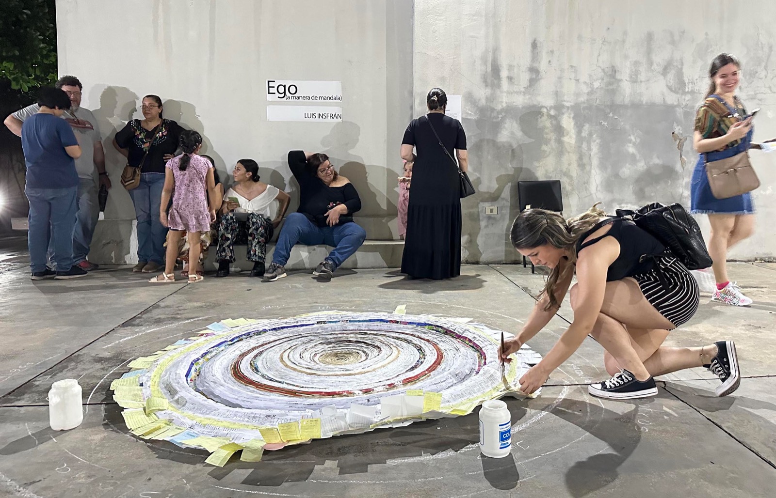 Luis Insfrán, Ego, 2023. Instalación y acción participativa. Cortesía